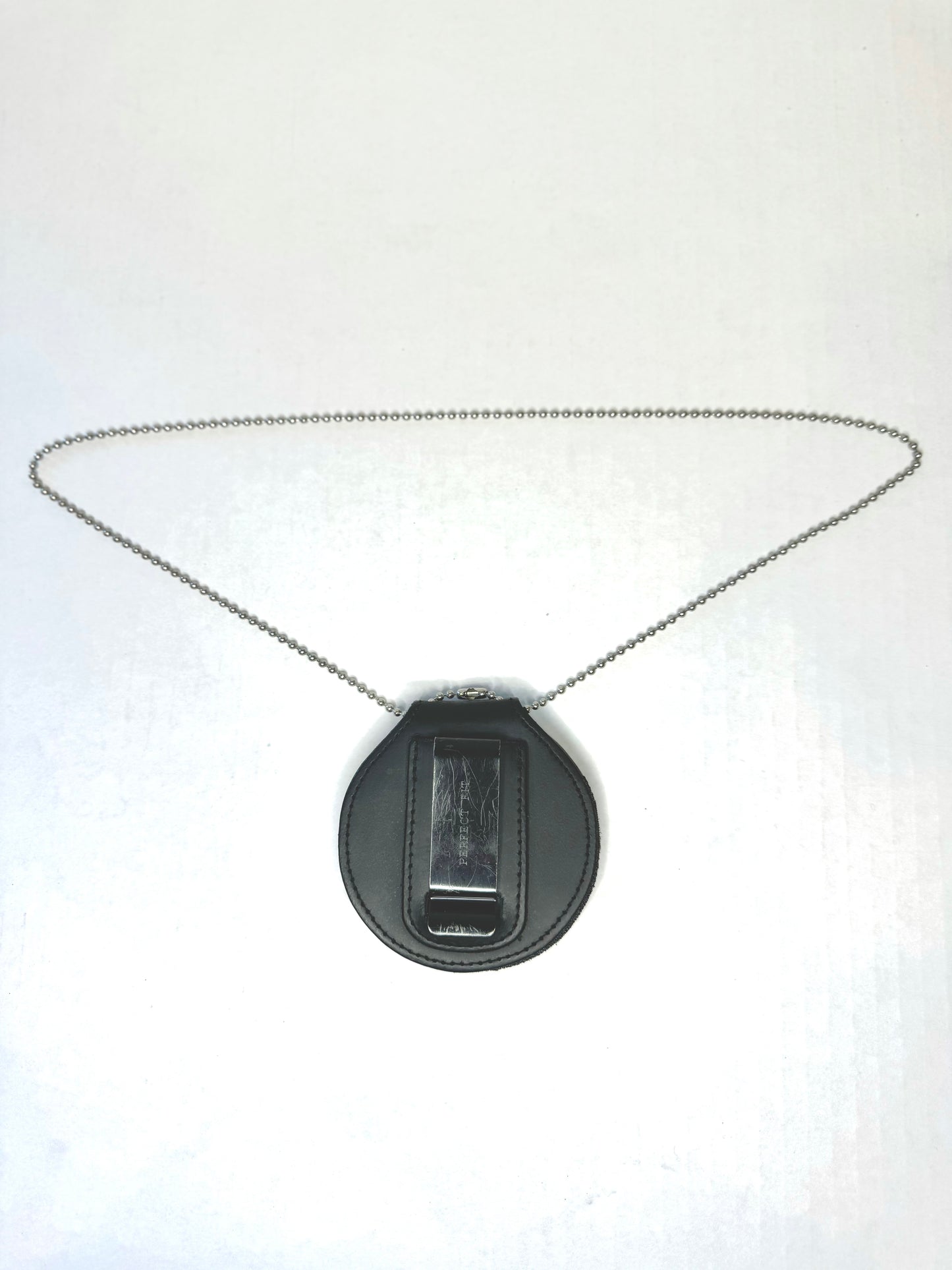 Bianchi 7350-01 - Badge Holder Round, Clip-On