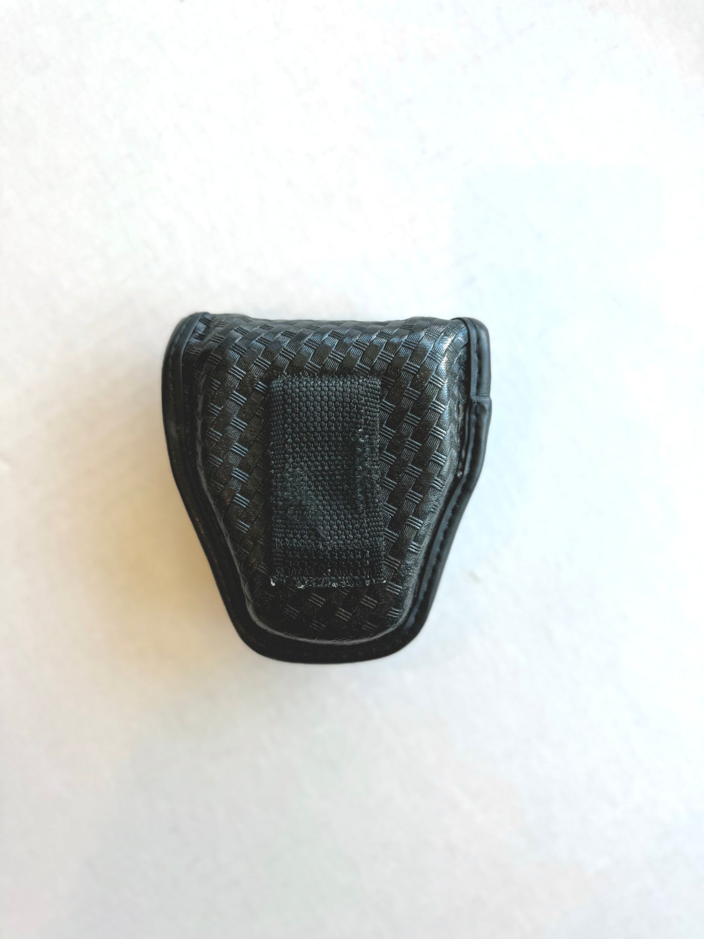 Bianchi Double Handcuff Pouch (Basketweave)