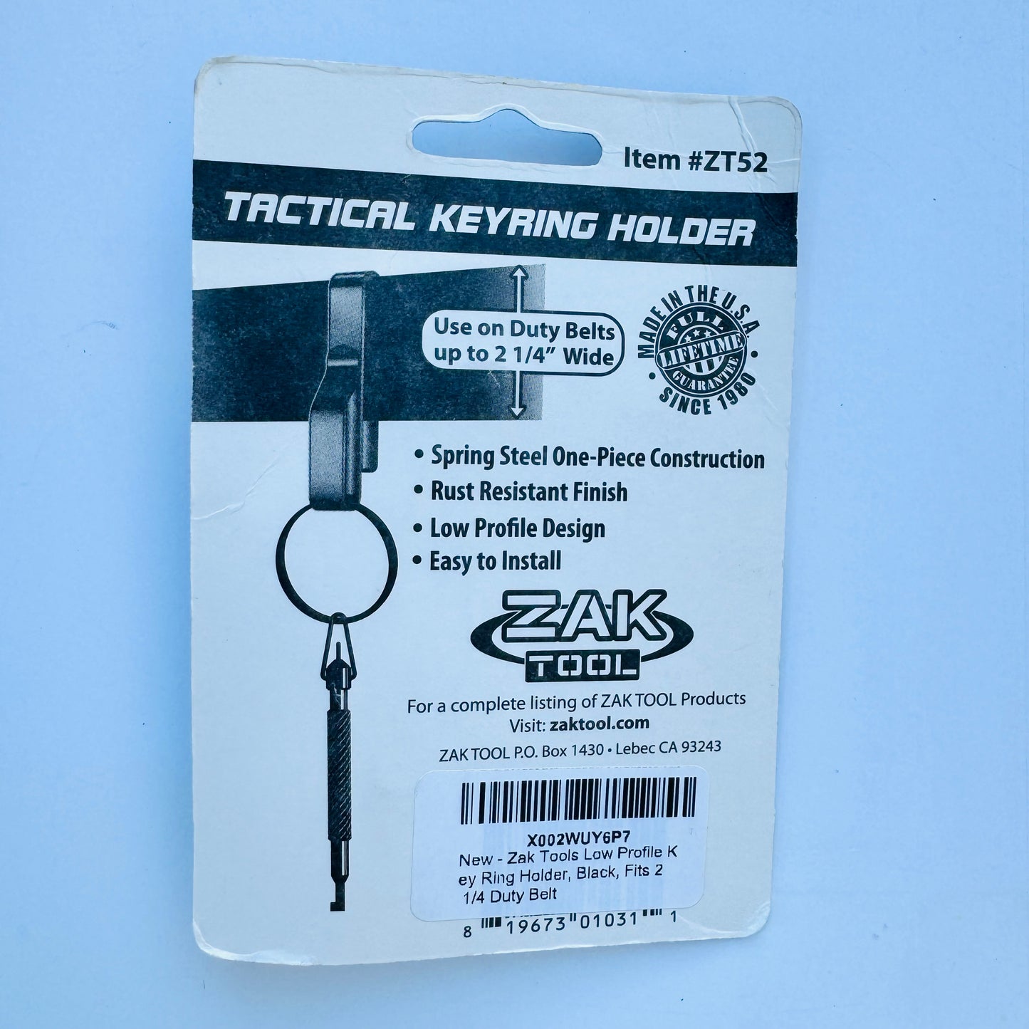 Zak Tool Tactical Key Ring Holder