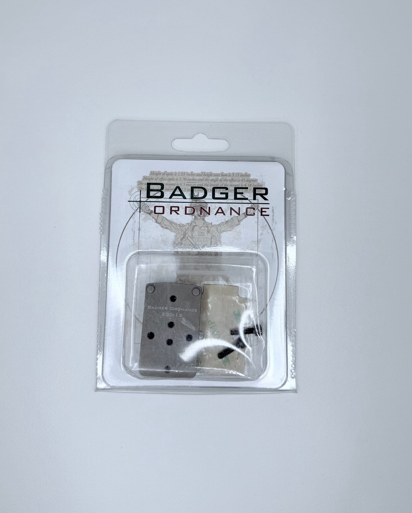 Badger Ordnance Condition 1 Micro Sight Mount (For C1 J-Arm Only) Trijicon RMR
