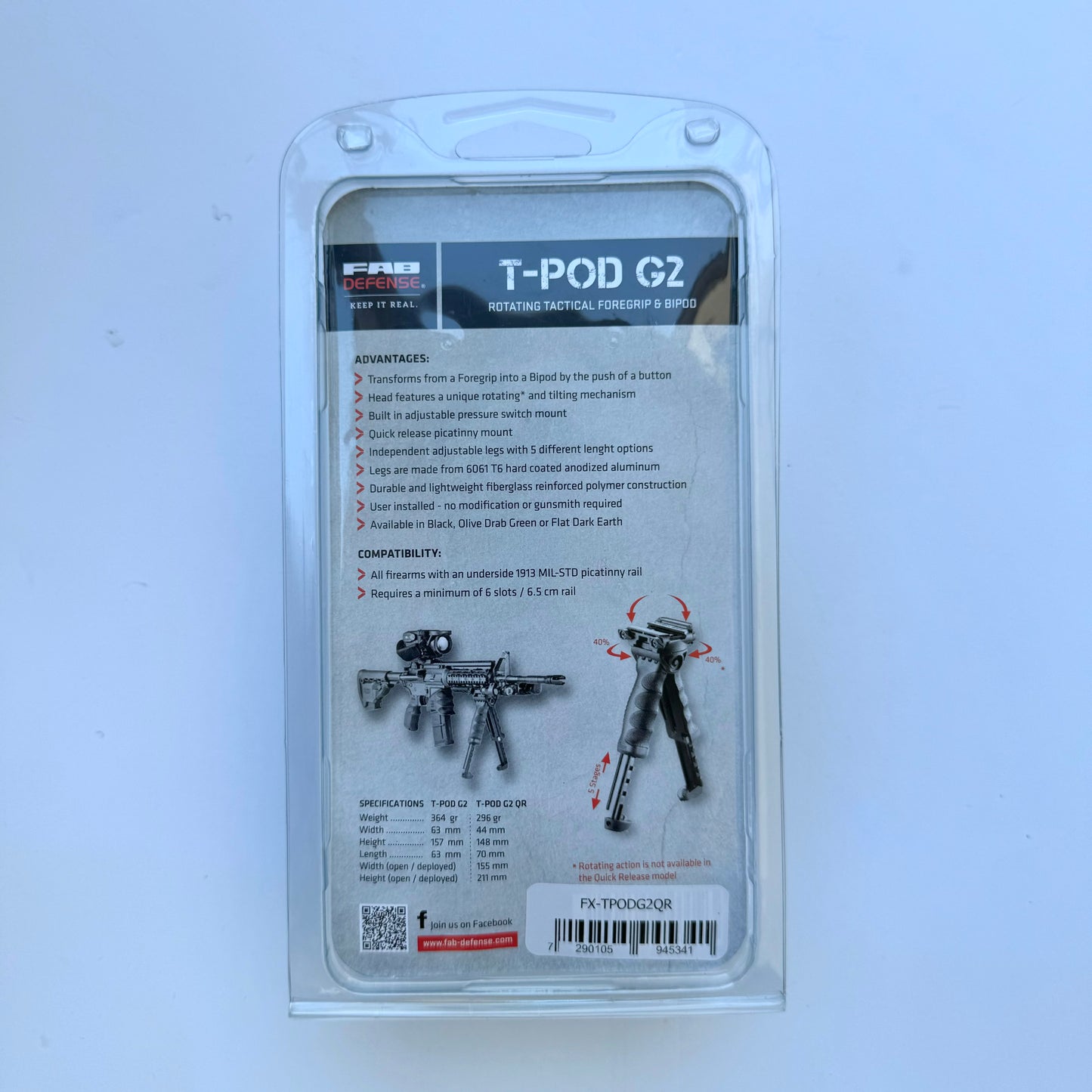 Fab Defense T-POD G2 Foregrip